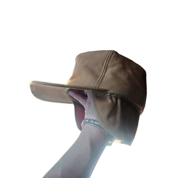 Vintage six panel made in the USA carhartt hat large cold weater flap - Picture 3 of 4